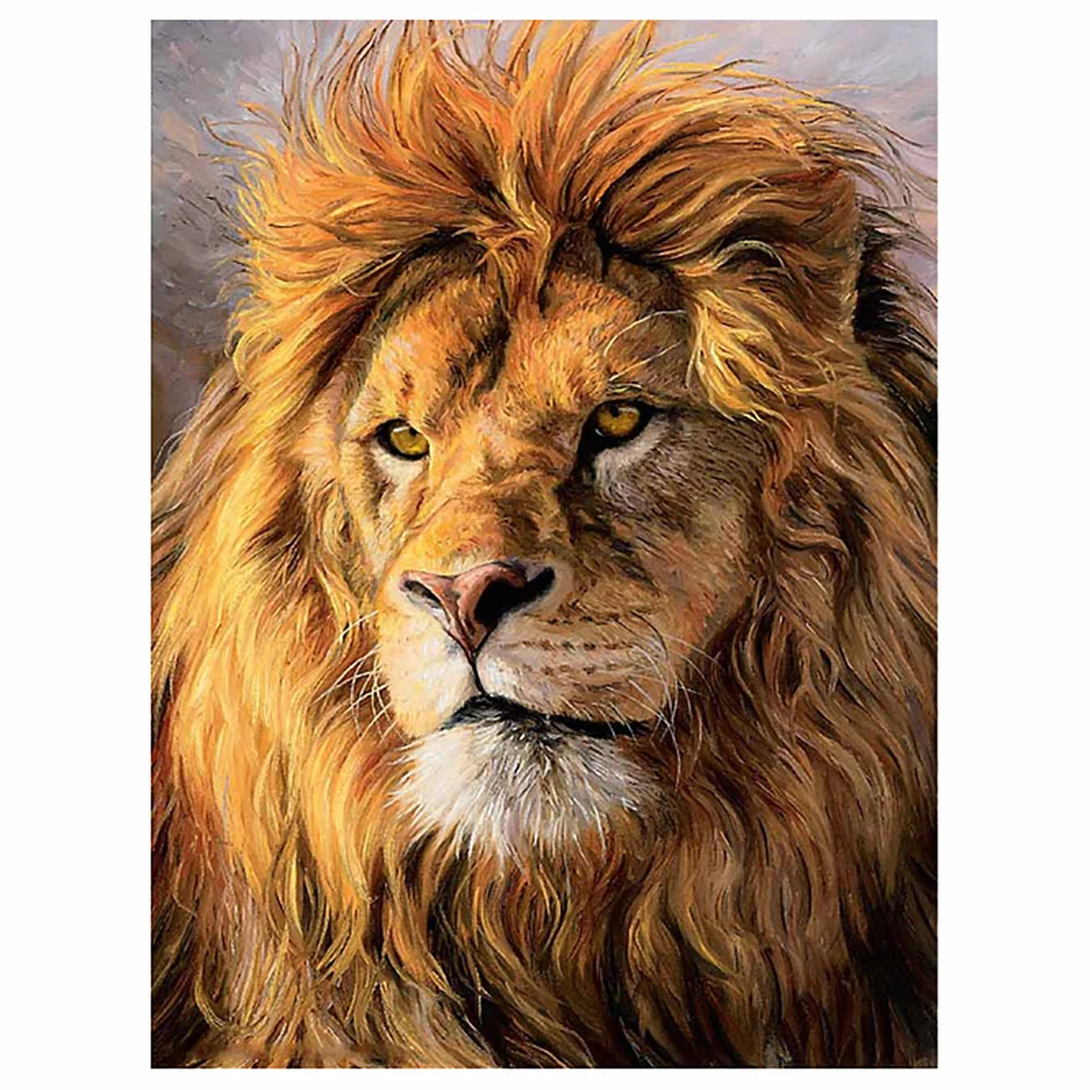 

5D DIY Diamond Painting Lion Animals Full Square/Round Rhinestone Hobby Crafts Mosaic Handmade Gifts Cross Stitch Home Decor