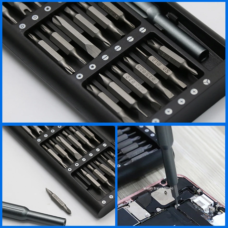 Magnetic Repair Tool Kit Precision Screwdriver Set 48 in 1 Small Screw Driver Kit for Laptop Cell Phone PC