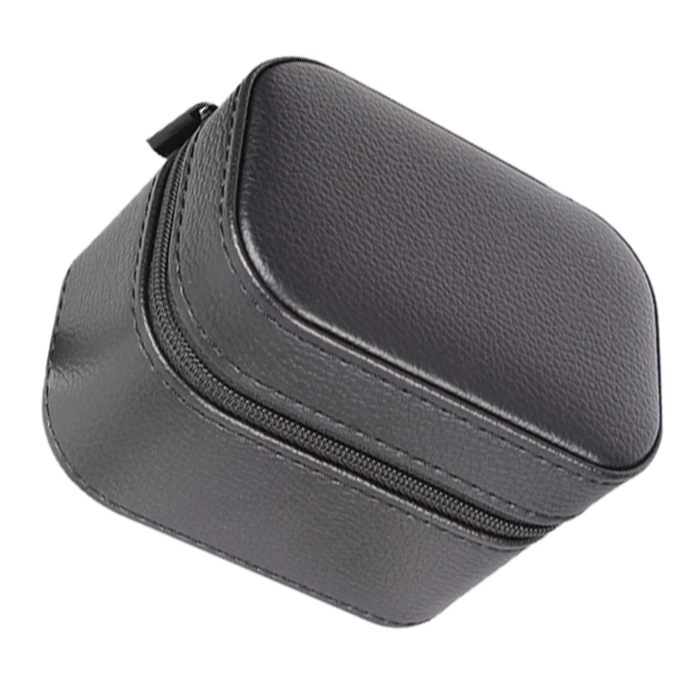 

Watch Box Durable Material Smooth Texture Black Color Storage Container Case Jewelry ganizer Suitable Watches