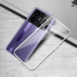 OPPO Realme GT Neo5 Neo 5 SE 3 5SE 240W GT3 5G 용 소프트 투명 휴대폰 케이스, 충격 방지 실리콘 렌즈 보호 커버