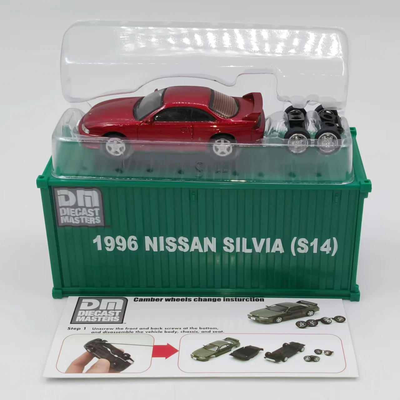 DM DieCast Master 1:64 سيلفيا S14 S15 سبيكة سيارة نموذج الكبار الأطفال جمع تذكارية ثابت عرض هدية لعبة