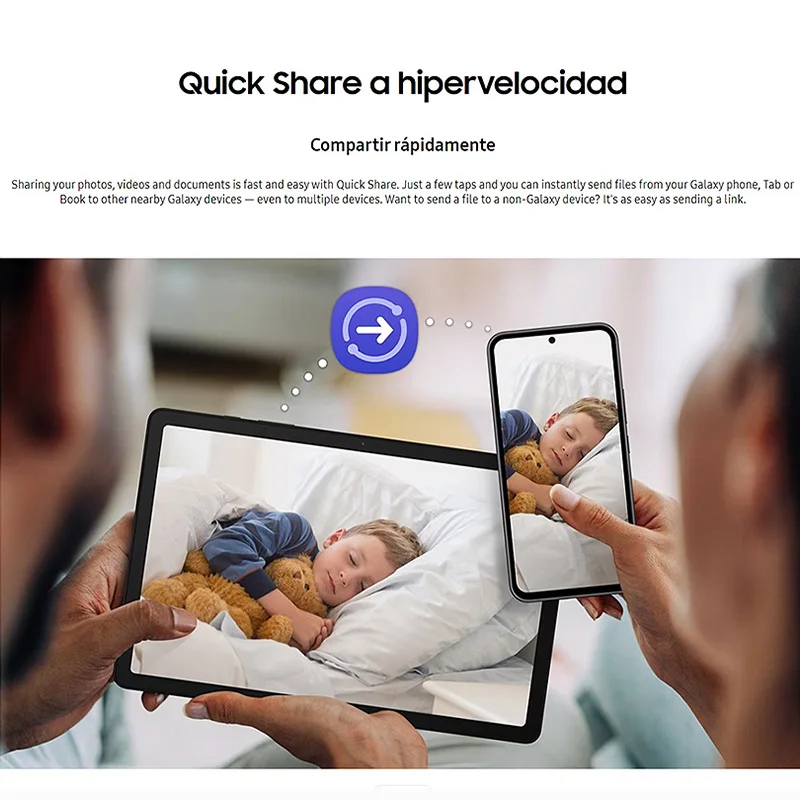 تابلت سامسونج جالاكسي تاب A9+ 5G مقاس 11 بوصة عالي الدقة وكاميرا بدقة 8 ميجابكسل وبطارية 7040 مللي أمبير في الساعة وحدة المعالجة المركزية Qcta-Core حتى 2.2 جيجا هرتز مع دعم مهمة متعددة