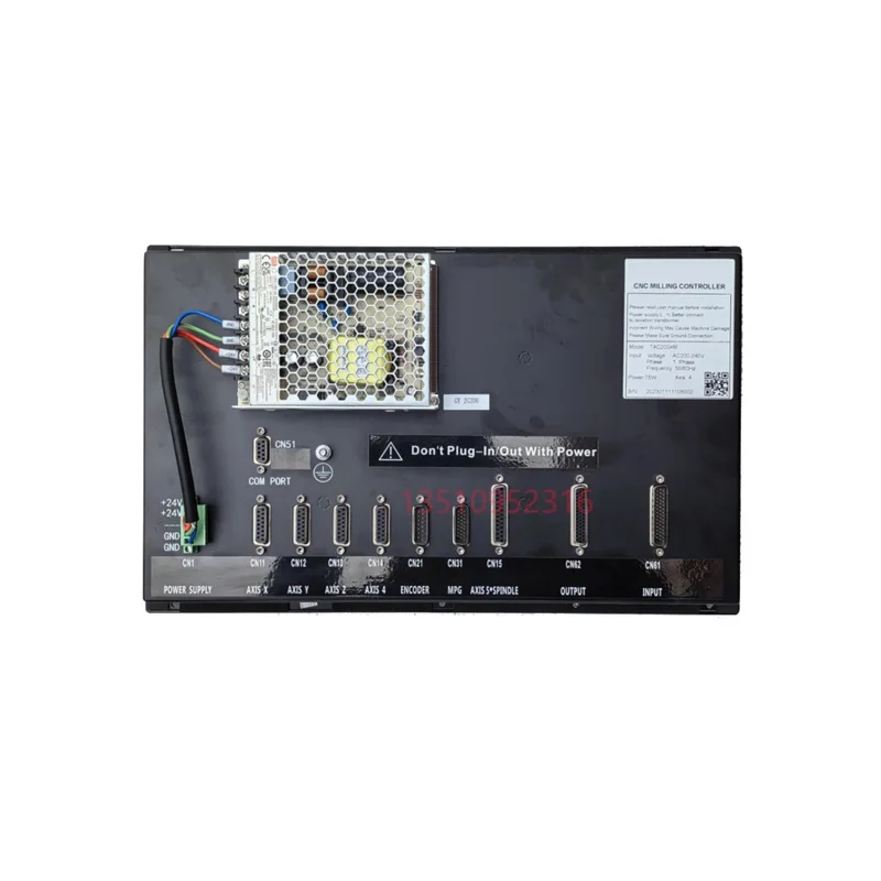 เครื่องกลึง CNC controller ชุด TAC200 2 แกน/3 แกน/4 แกน 8 นิ้วหน้าจอขนาดใหญ่แข็งแตะเครื่องกลึงระบบควบคุม