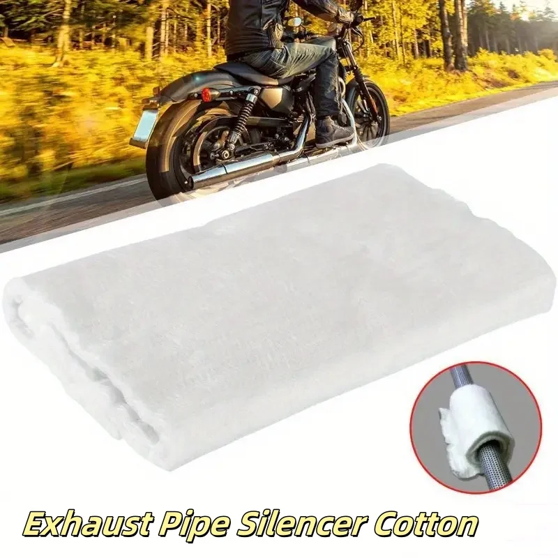 

Motorcycle Exhaust Pipe Silencer Cotton Heat Insulation Cottons Fiberglass Needle Felt Fiberglass Silencer Packing 100 Cm X 50cm