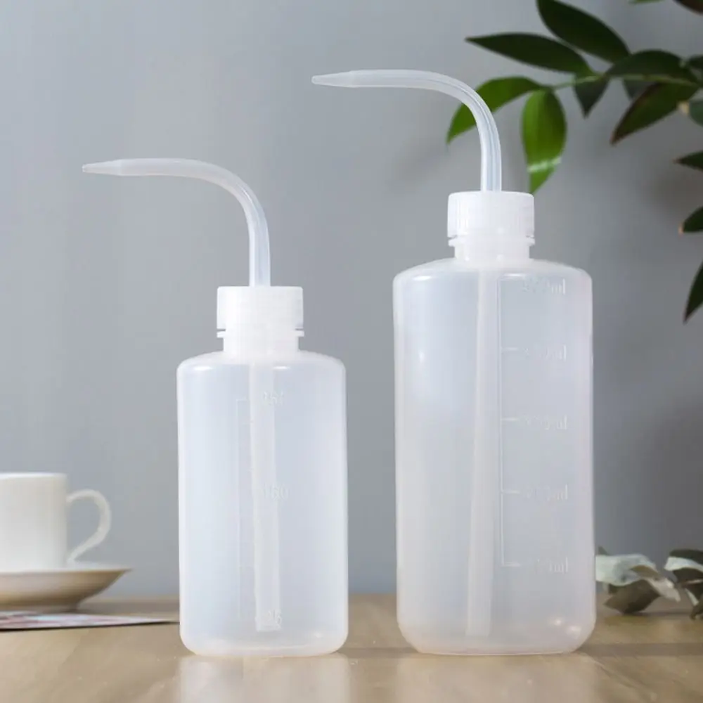 1Pcs Washing Clean Wash Bottle Measurement Plastic Laboratory Measuring Bottles White 250/500/1000ml Tattoo Squeeze Bottle
