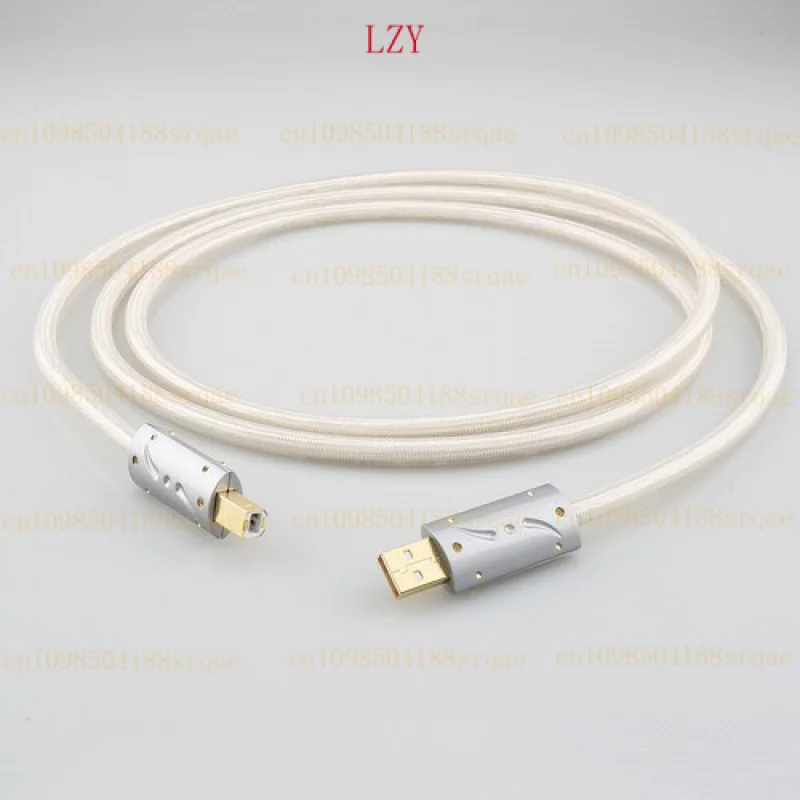 

for Viborg Hifi Silver Plated USB Cable 6N OCC Type A Male to B A-B Decoder Digital