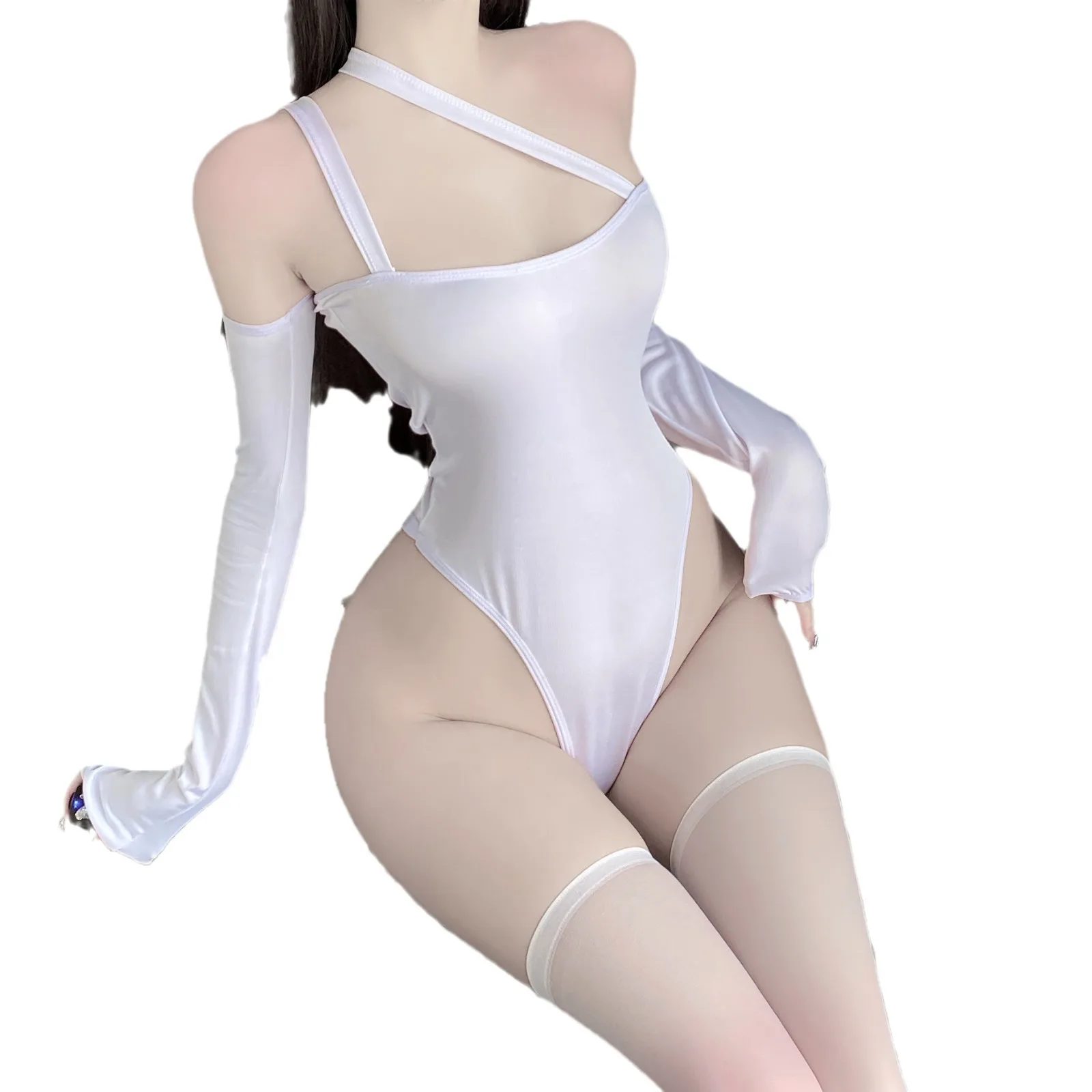 

Женские сексуальные прозрачные боди с вырезами, однотонные, эротическое белье, сексуальное платье-бэбидолл, клубное белье на бретельках