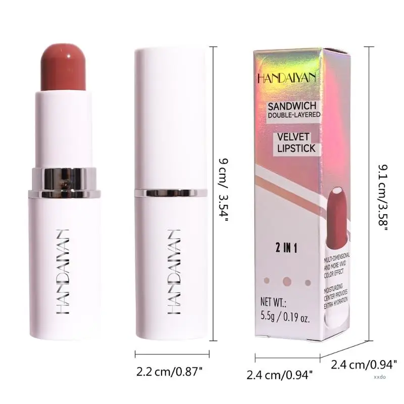 HANDAIYAN 8 Gorgeous Shades Lip Professional Sexy Pigments Lipstick Pen Waterproof Lady Charming Matte Lips Cosmetics Long-lasti