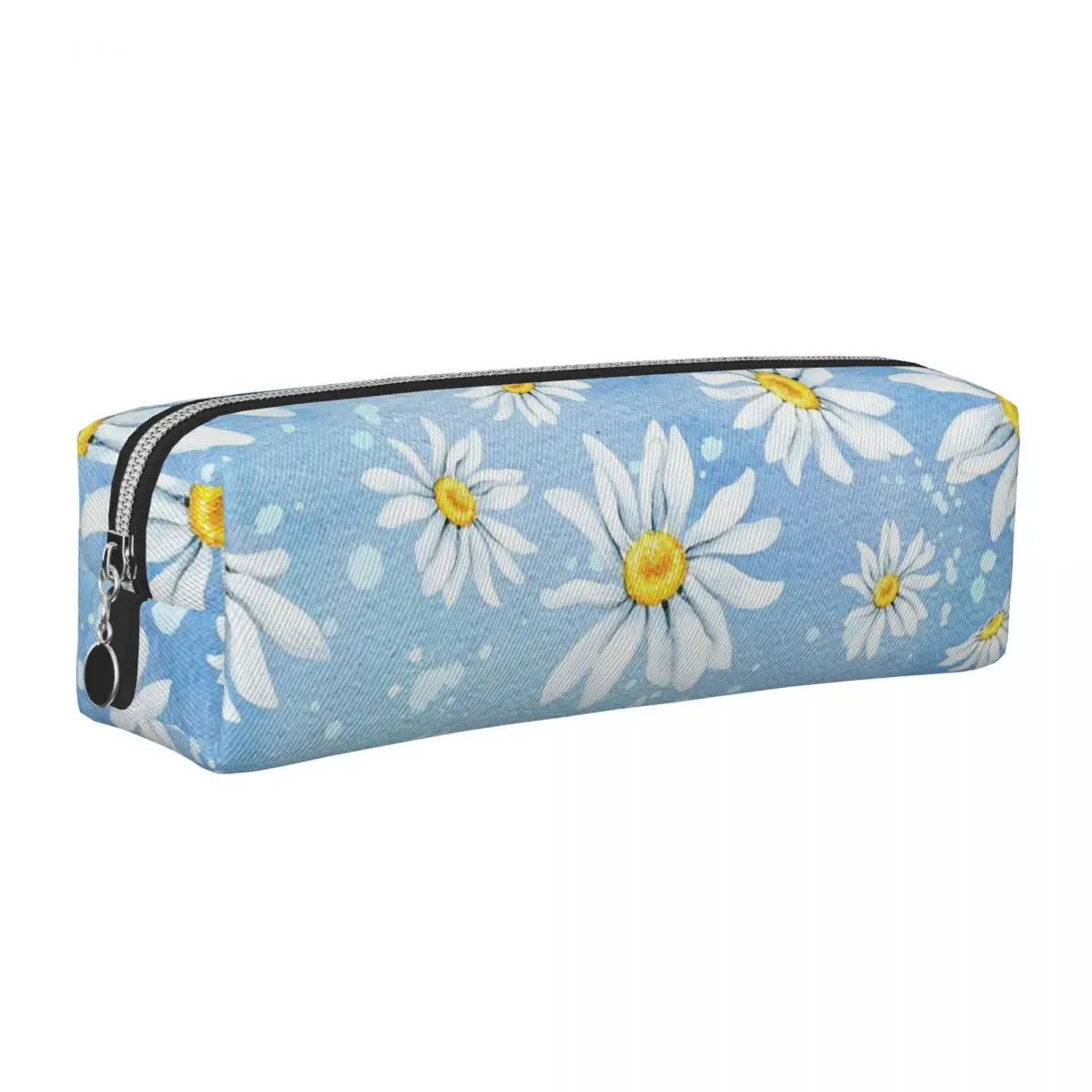 

Пенал с ромашками, классический цветок, ромашка, цветочный держатель для ручек, сумка для девочек и мальчиков, большая вместимость, студенческие школьные подарки, пеналы