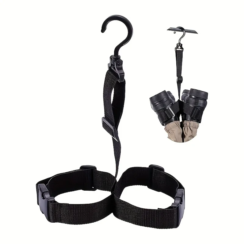 

Fishing Wader Boot Hanger Fishing Boot Rack Men with Adjustable Belt and Swivel Dryer Hanger for Storage Drying
