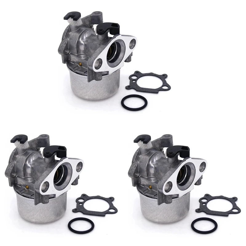 3X For Briggs & Stratton Carburetor 799866 790845 799871 796707 794304 For Toro Craftsman Engine For JD Lawn Mower