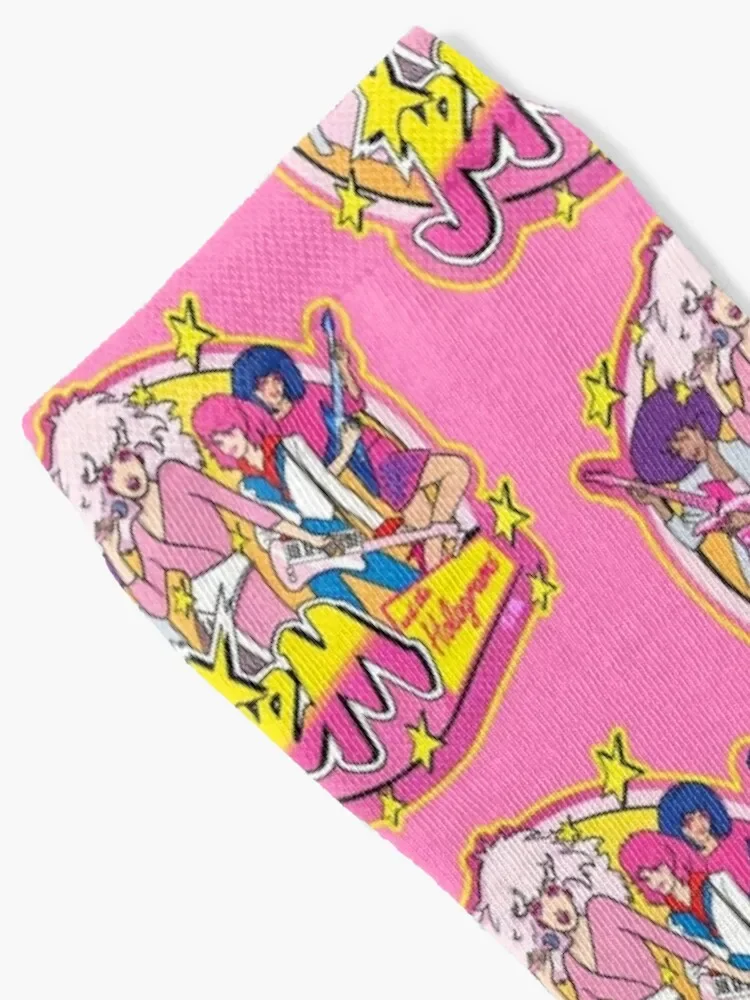 80S Jem and the Holograms HIGH QUALITY Socks funny gift custom Socks Woman Men's