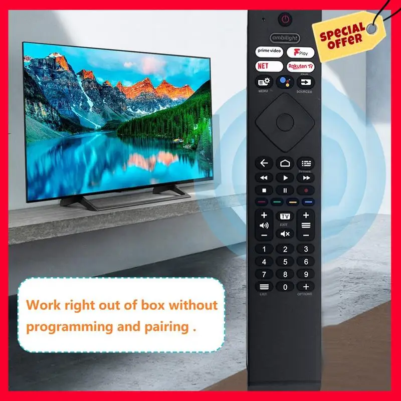 

-A25M YKF474-B013 Голосовой пульт дистанционного управления для Android 4K HD LED Smart TV для 50PUS8506/12 50PUS8507/12 43PUS8505/12