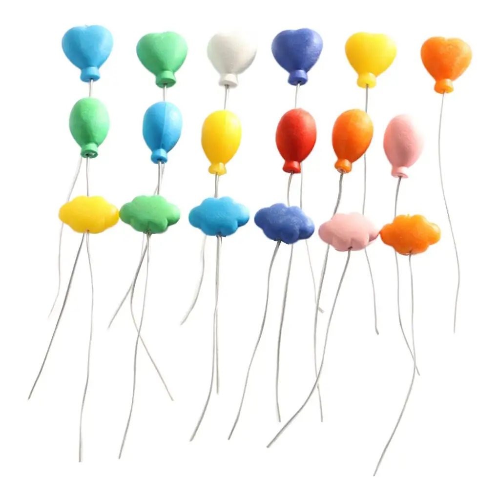 Set of Colorful Balloons to Beautify Your Garden, Set of 18 Pieces