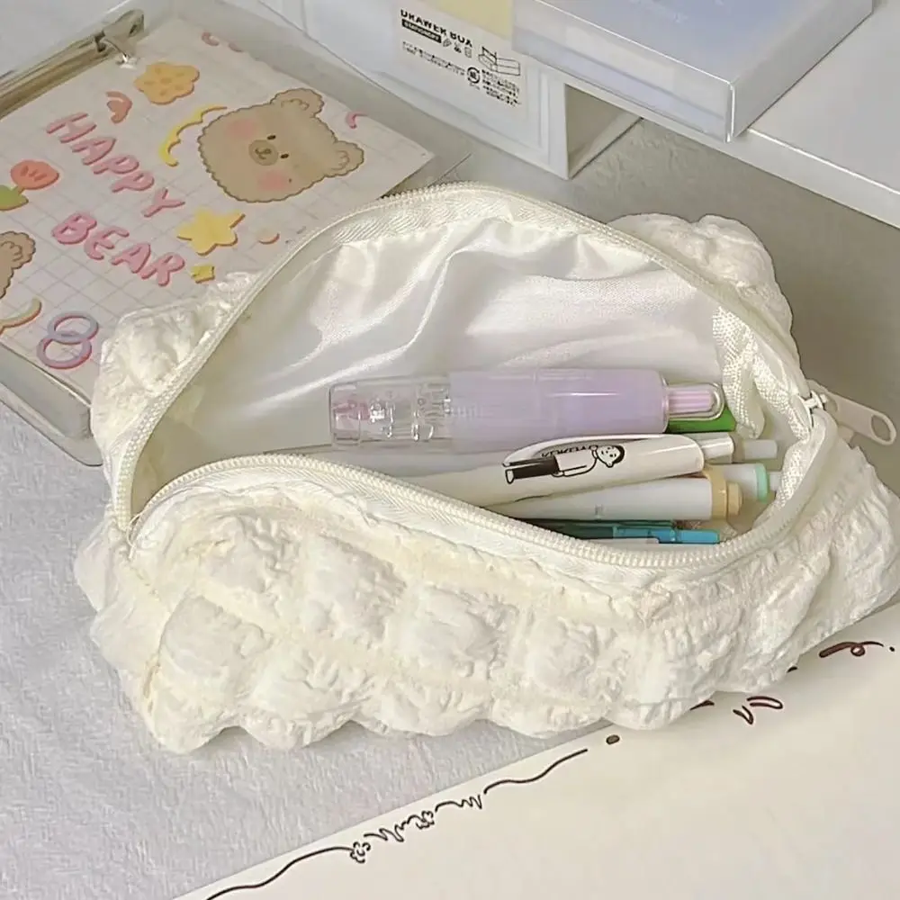 Multi-functional Cloud Pencil Case High Appearance INS Style Toiletry Bag Dirt-proof Large Capacity Stationery Storage Pouch