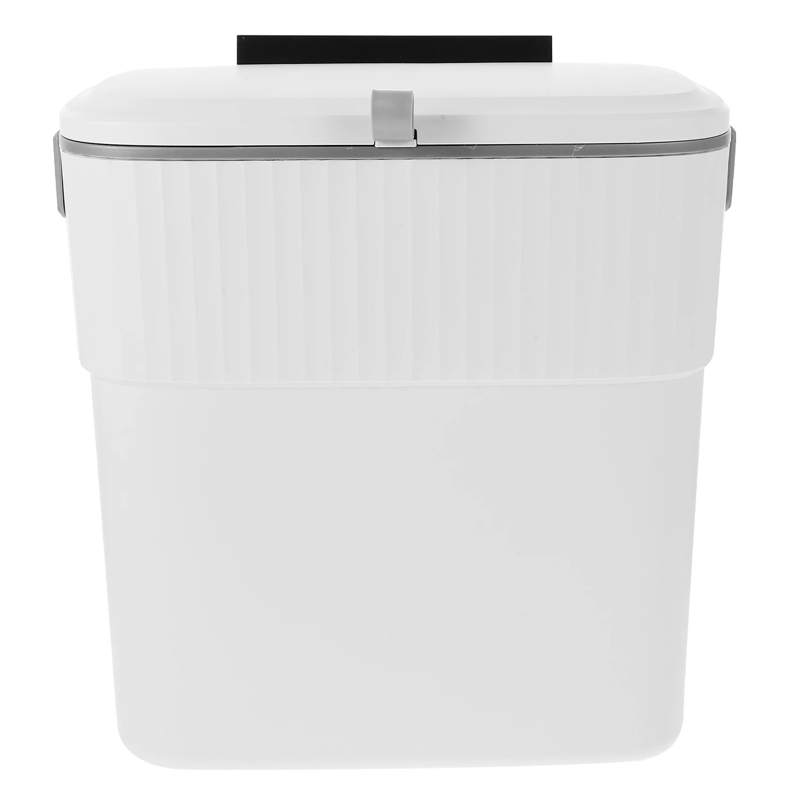 

9L White Automatic Packing Trash Can Kitchen Bathroom Wall Mounted Garbage Bin Lid Household Smart Toilet Dustbin Enlarge