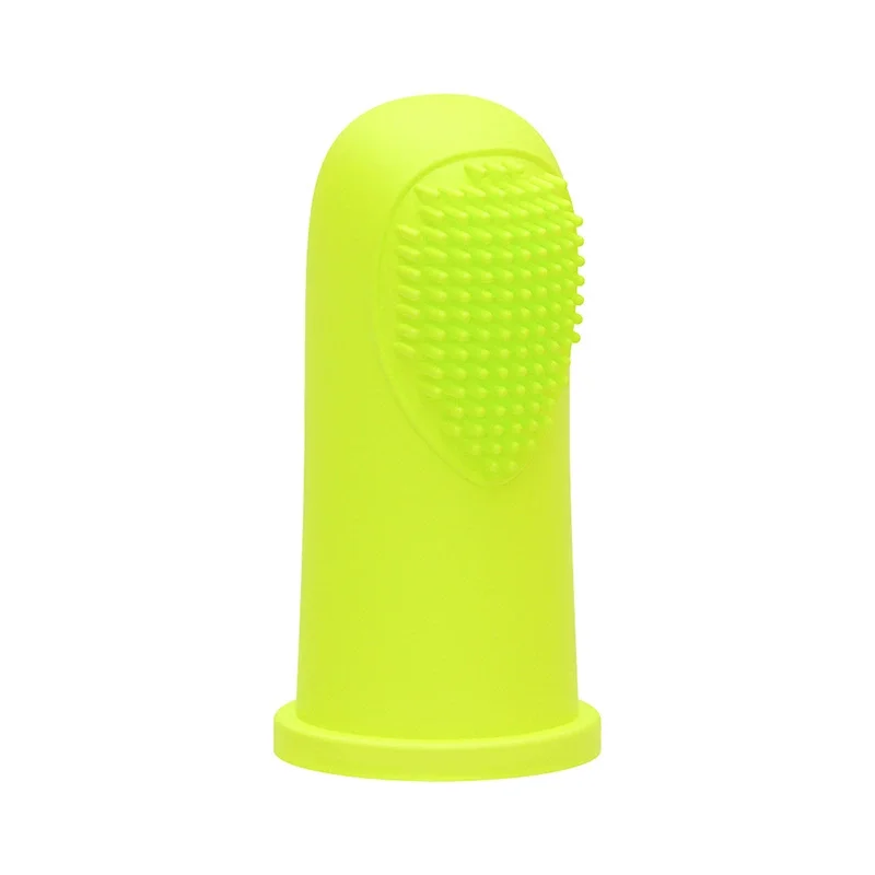 1 قطعة الحلوى الملونة لينة سيليكون الشعر فرشاة أسنان للحيوانات الأليفة غطاء للأصابع على شكل فرشاة تنظيف الأسنان للقطط الكلب منتج نظافة الحيوانات الأليفة #3