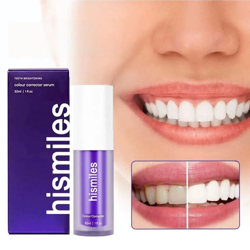 1/3/5/10pcs 30ml V34 SmileKit Purple Toothpaste Removes Tartar Clean Oral Hygiene Fresh Breath Whitening Teeth Care Products