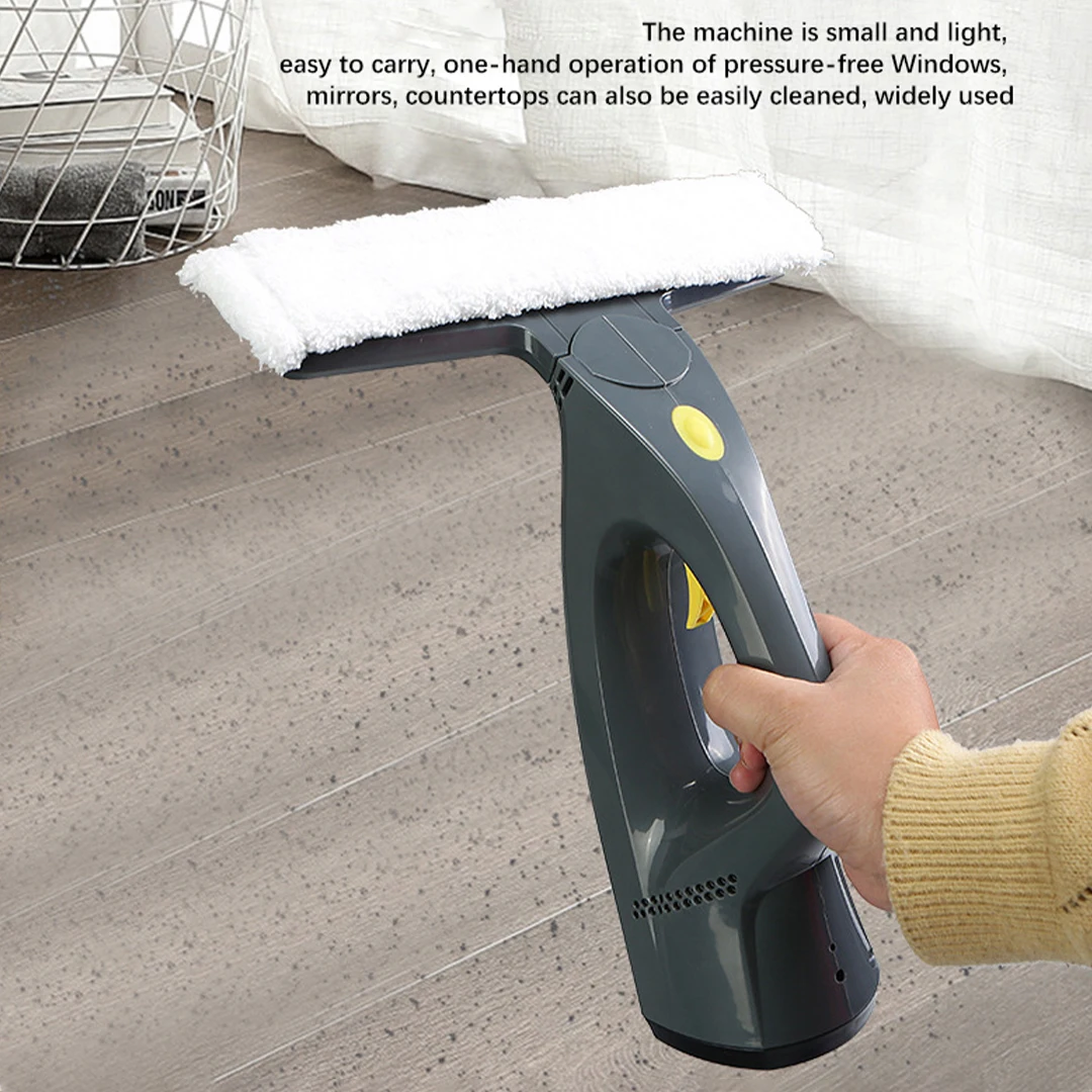 

Mini Electric Window Wiper,Wet and Dry, Handheld Wireless Household Glass Wiper