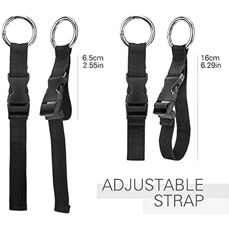 Travel Luggage Fixed Strap Backpack External Strap Portable With Release Buckle Add-A-Bag LuggageBelt Jacket Holder