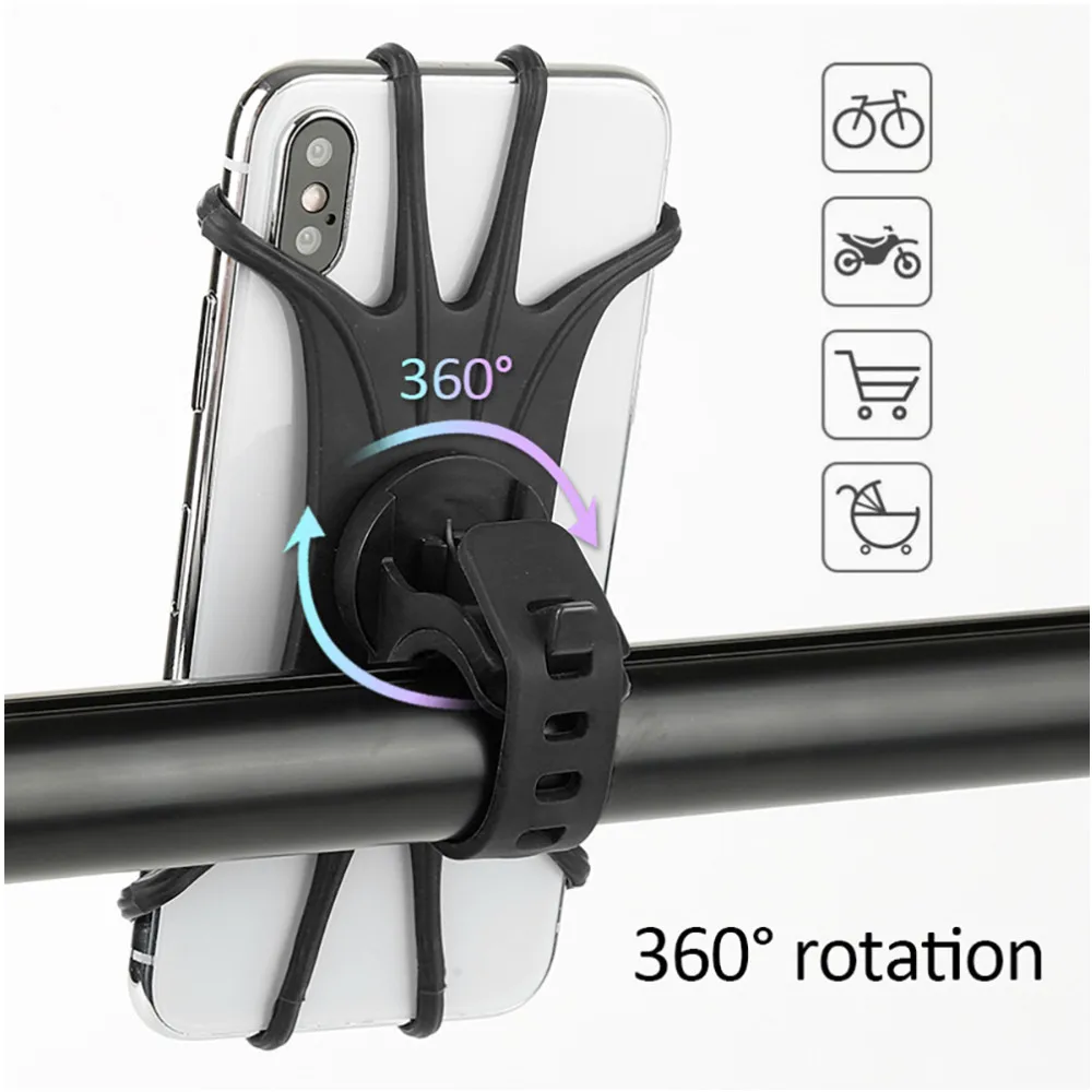 Kinderwagen Zubehör Handy halter Rack Universal 360 drehbare Kinderwagen Wagen Handy halter für iPhone GPS-Gerät