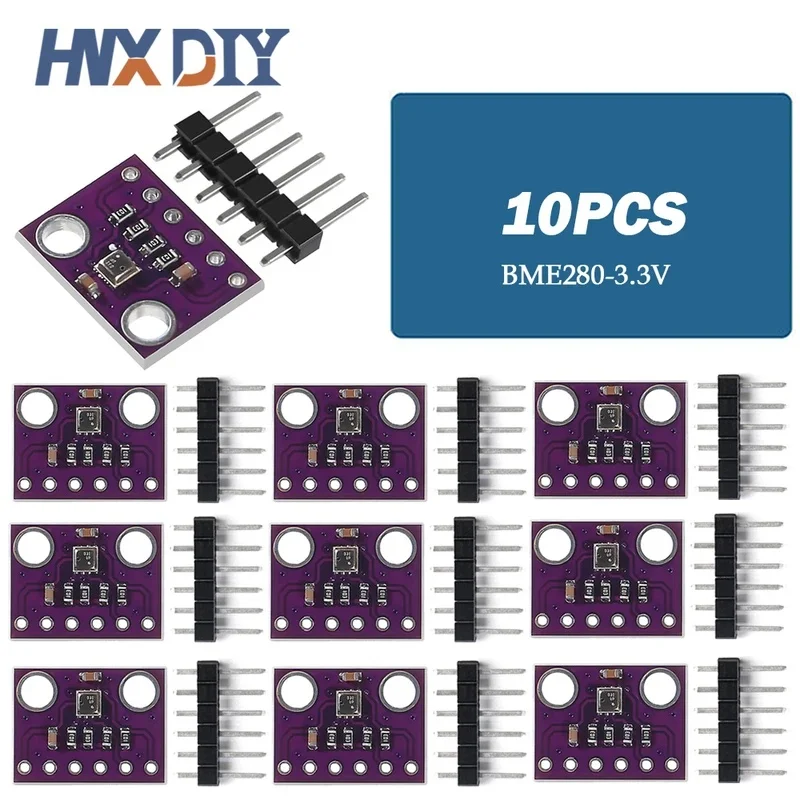 1-10pcs BME280 BMP280 5V 3.3V Digital Sensor Temperature Humidity Barometric Pressure Module I2C SPI for Arduino
