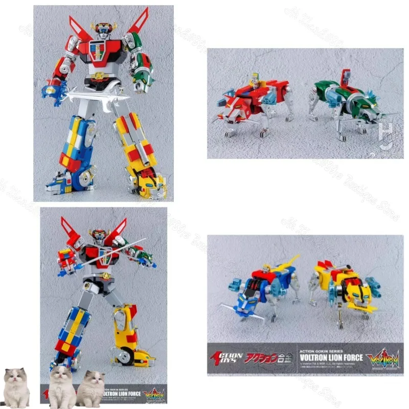 [Ready Stock] Action Toy Metal Beast King GoLion VOLTRON VEHICLE FORCE Action Figure Toy Collection