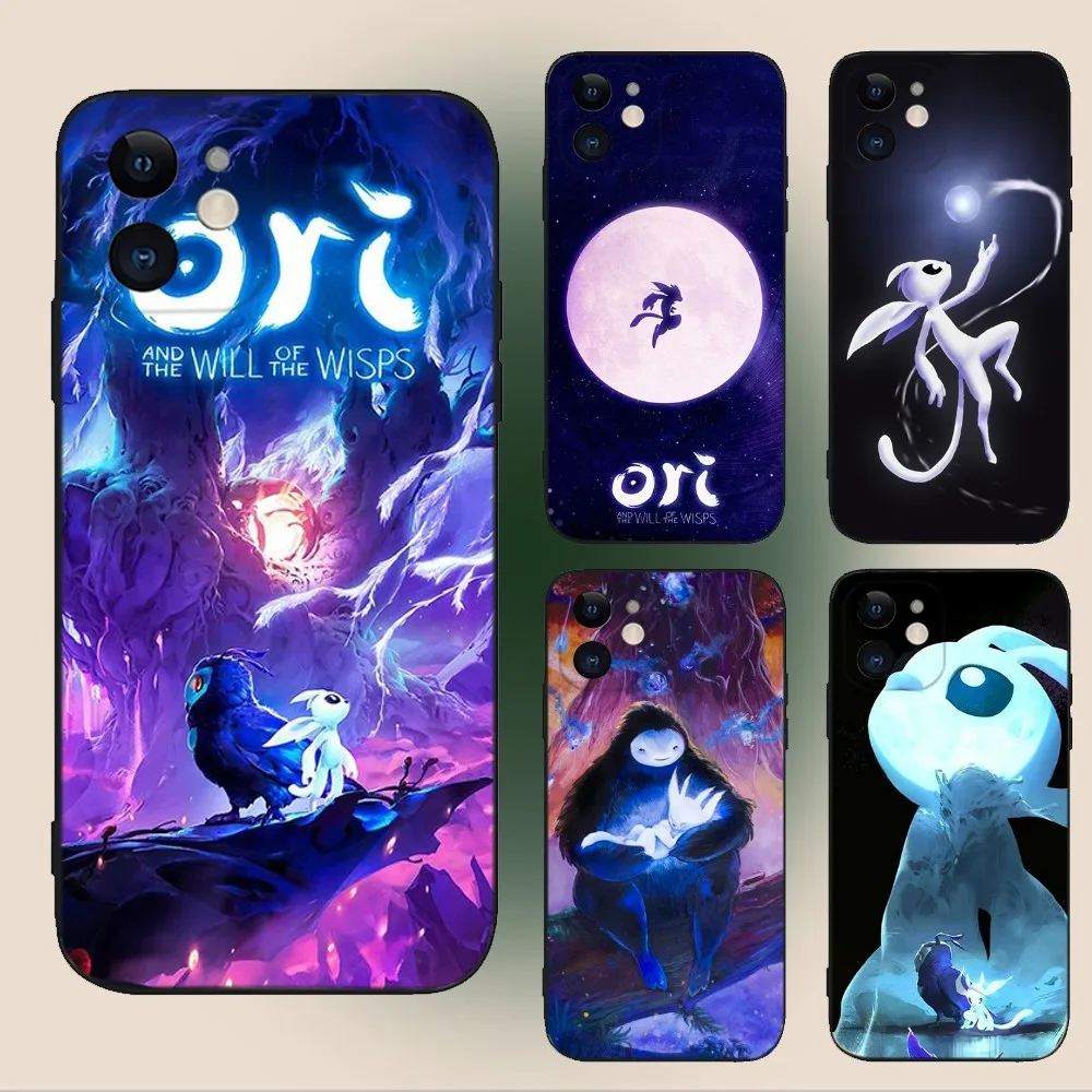 

Ori And The Will Of The Wisps Phone Case For iPhone 15,14,13,12,11,Plus,Pro Max,XS,X,XR,SE,Mini,8,7 Soft Silicone Black Cover