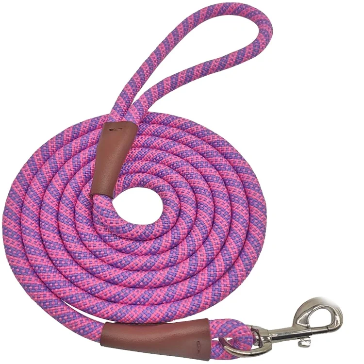 China Factory Pet Accessories Heavy Duty Durable Nylon Rope Dog Leash Custom