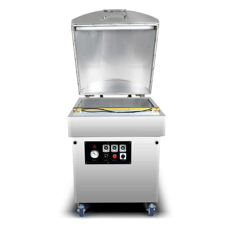 Single chamber vacuum machine, deepening