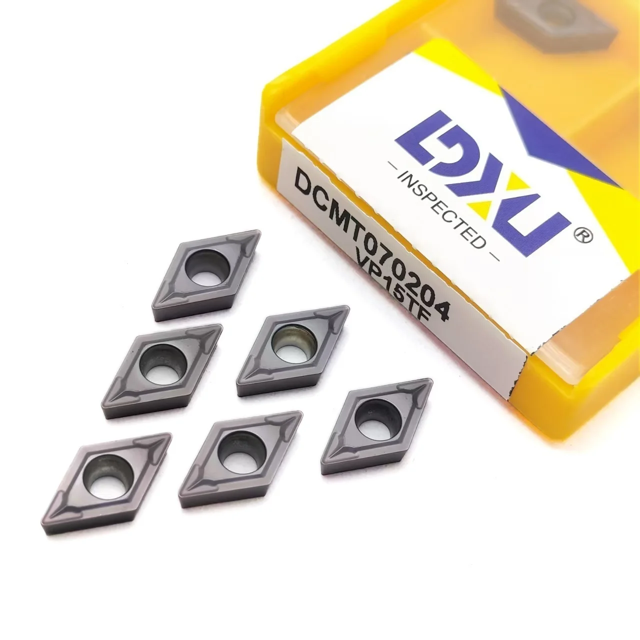 Carbide transformando inserir, alta qualidade, 10 pcs, dcmt 070204 UE6020, dcmt 070204