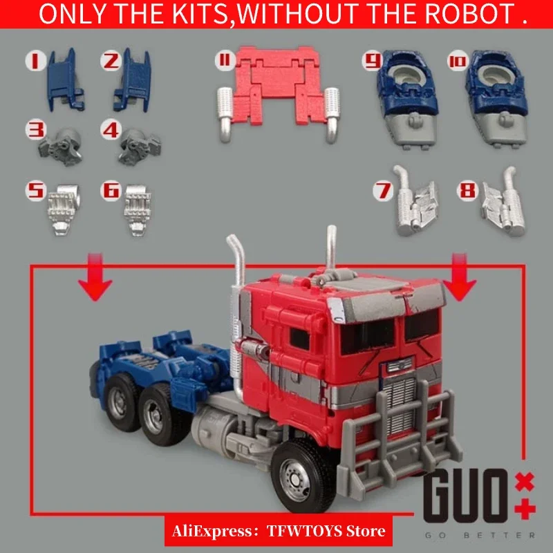 Accessories For SS102 Optimus Prime Filler Parts Chimney And Foot Upgrade Kit For SS102 Op Commander-GO BETTER