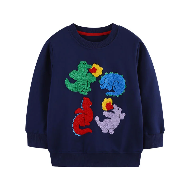

Jumping Meters 2-7T New Design Cotton Boys Sweatshirts Children's Sport Shirts Long Sleeve Kids Autumn Spring Clothes