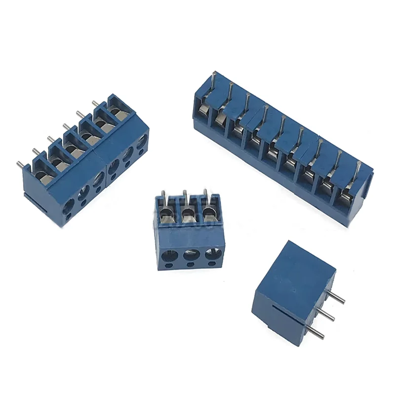 Screw type PCB terminal DG/KF300-5.0MM-2P/3P Blue splice terminal high temperature resistance