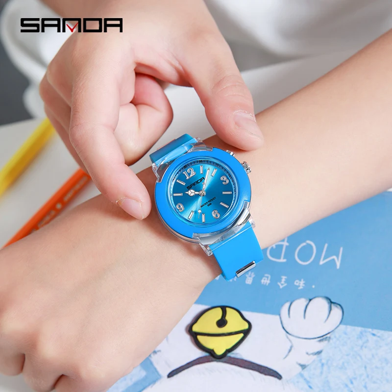 SANDA Quartz Watch Top Brand 2023 New High Quality Women Watch Casual Fashion Luminous 50M Waterproof Clock Gift Reloj Mujer