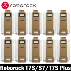 로봇 진공 청소기용 먼지 봉투, Roborock S7 액세서리, 쓰레기 봉투 교체 부품, T7S 플러스 백