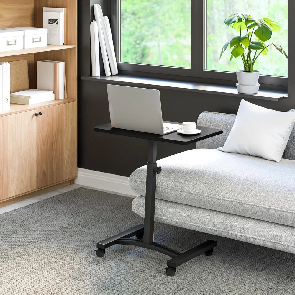 محطة عمل حامل كمبيوتر محمول قابلة للتعديل بارتفاع متنقل للجلوس والفصول الدراسية والمكتب المنزلي والاستخدام الطبي