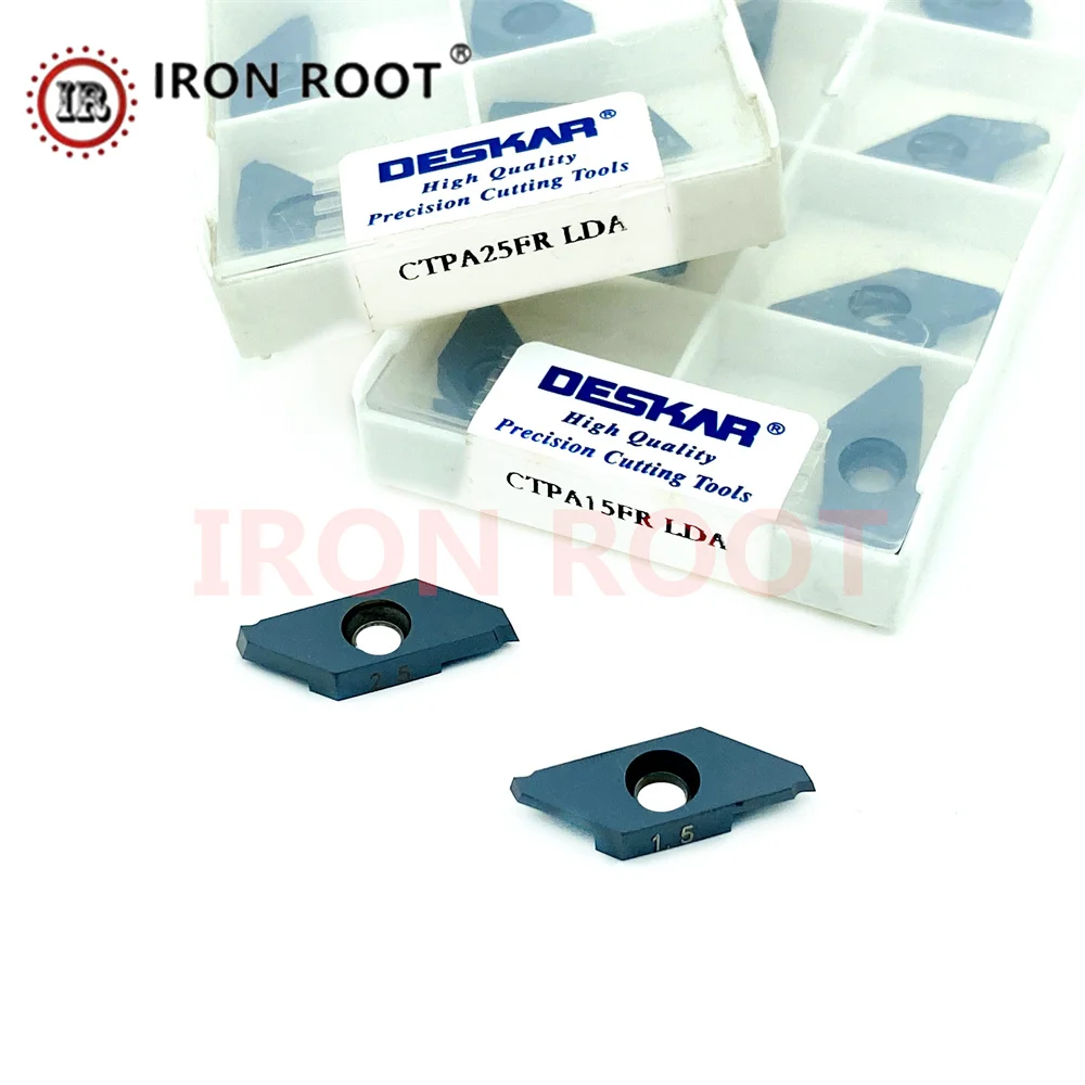 Imagem -03 - Deskar-cnc Torno de Corte Carbide Insert Core Machine Bladecnc Ferramentas de Torneamento para Ctpa Ctpa10frn Ctpa15frn Ctpa20frn