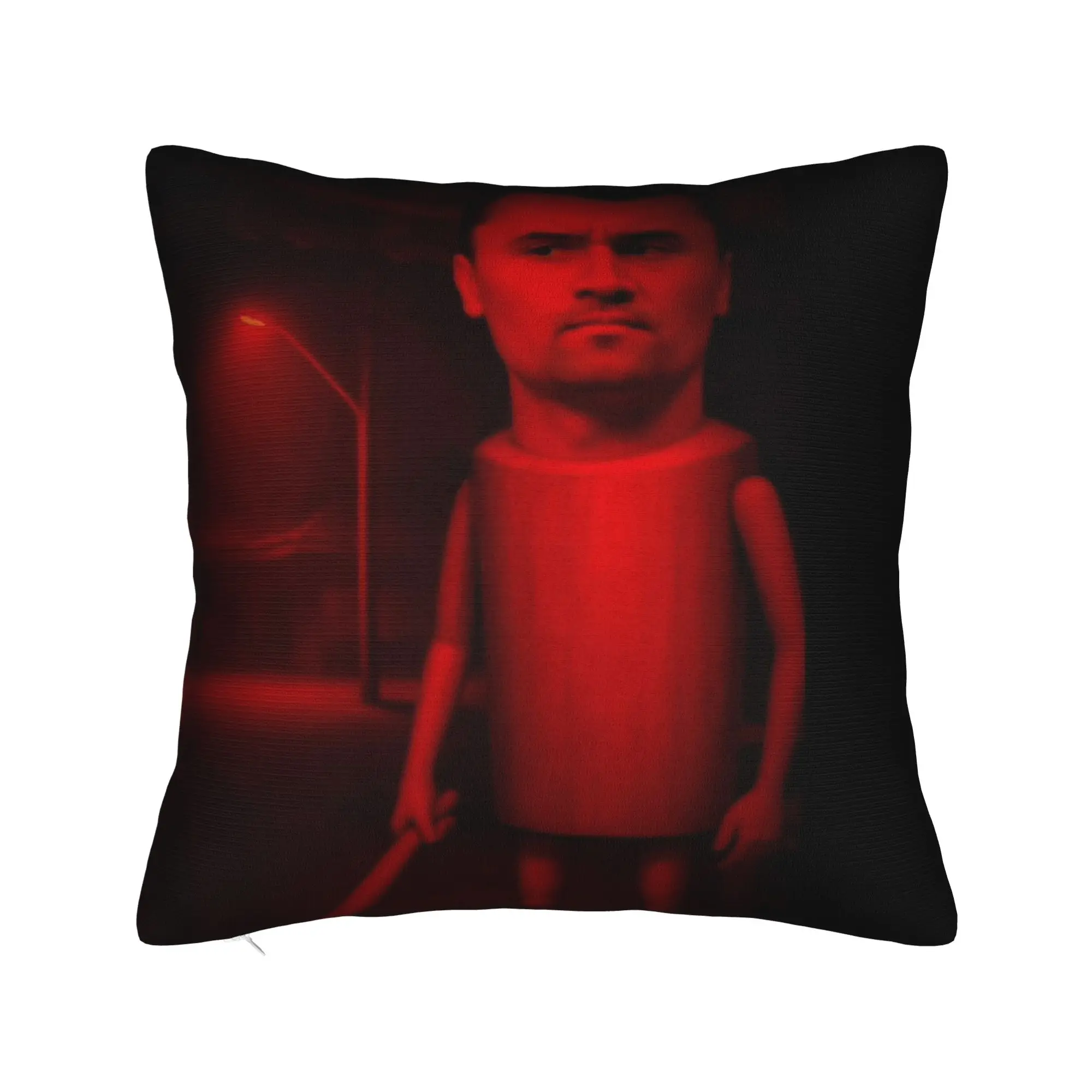 Charlie Kirk Red Tung Funny Brainrot Meme Pillow Cover  Soft Cushion Cover Novelty Pillow Case For Wedding Party Home Decor
