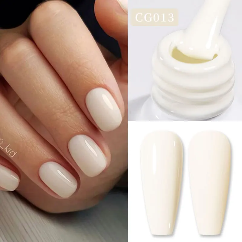 BORN PRETTY Jelly Nude Gel-Nagellack, 10 ml, hellrosa, pfirsichfarben, durchscheinende Farbe, UV-Lichtheilung, Gel-Lack, Nagelkunst, DIY zu Hause