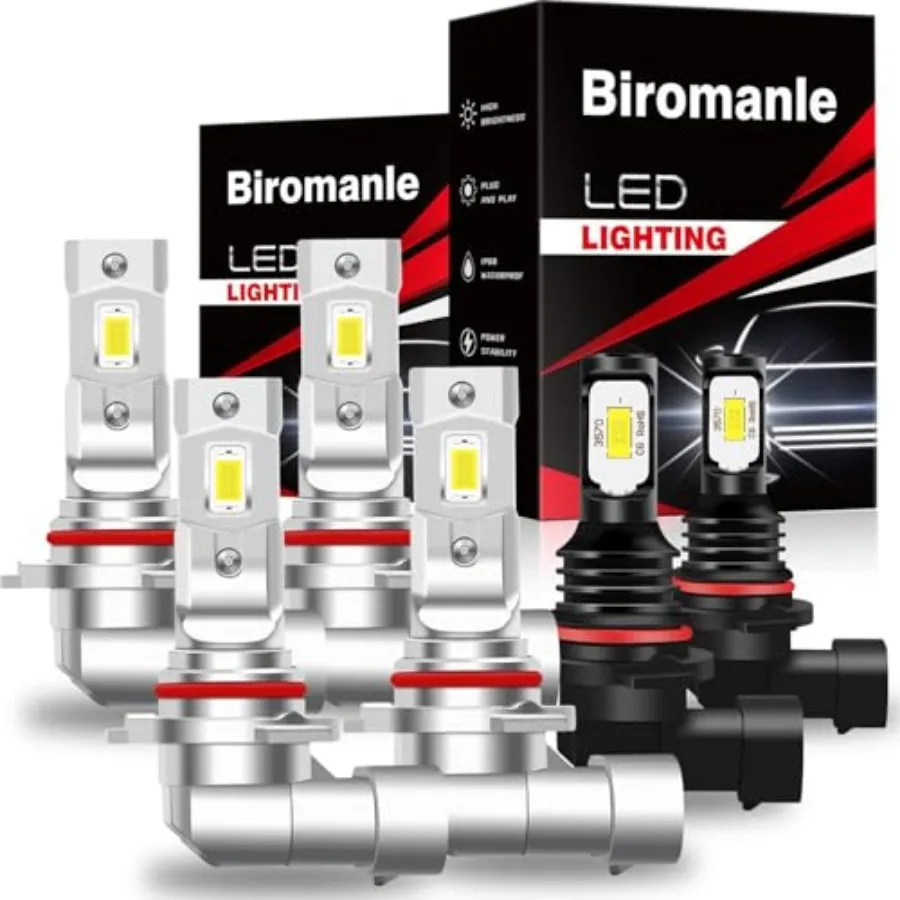 

Compatible with 2006 2007 2008 2009 Dodge Charger Bulbs 9005 High Beam 9006 Low Beam+9145 Fog Light Bulb Combo 22000LM 6000k wh