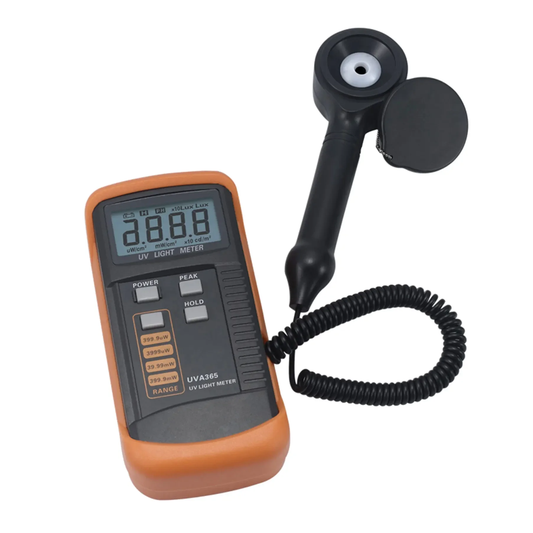 

UV Light Meter Tester Radiometer UVA365 0-400 mW/cm2 UV Illuminance Meter 320nm-390nm