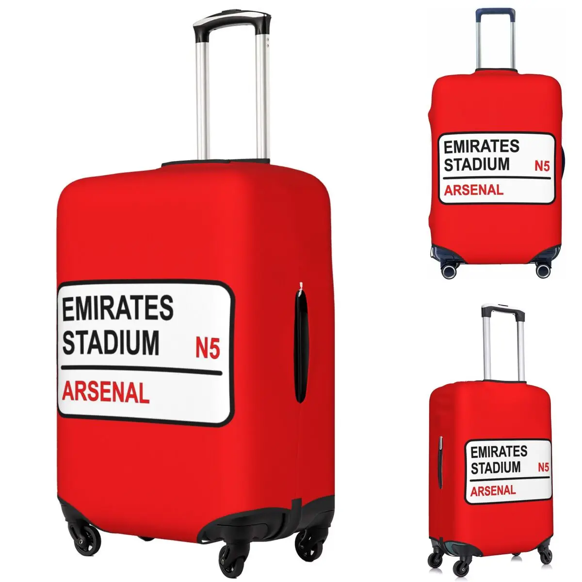 

Emirates Stadium футбольный знак чемодан защитный чехол эластичный защитный чехол для багажа для путешествий 18-32 дюймов