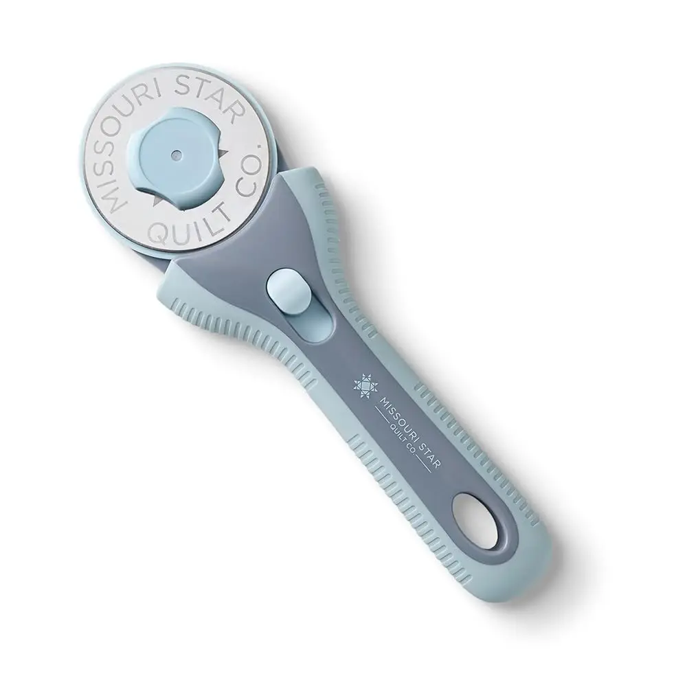 

Missouri Star Rotary Cutter, 60mm Blade, Rolling Cutter Tool for Quilt Appliques and Cutting Fabrics, Essential Quilting and