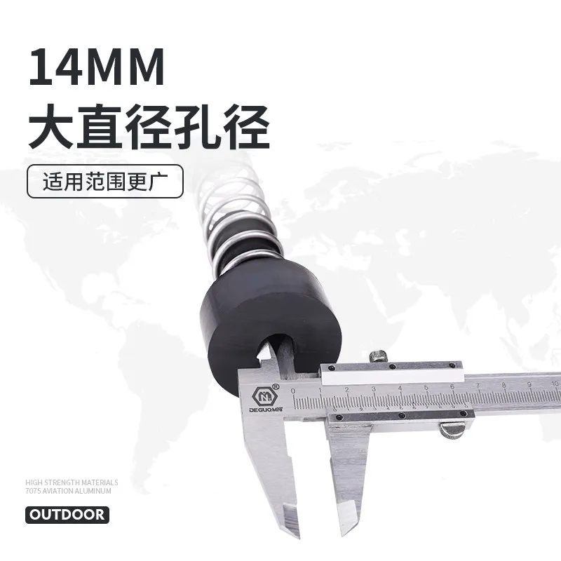 High Altitude Slippery End Point Zip Line Stainless Steel Cushion Shock Absorber Trapeze Brake Spring Deceleration Safety Brake