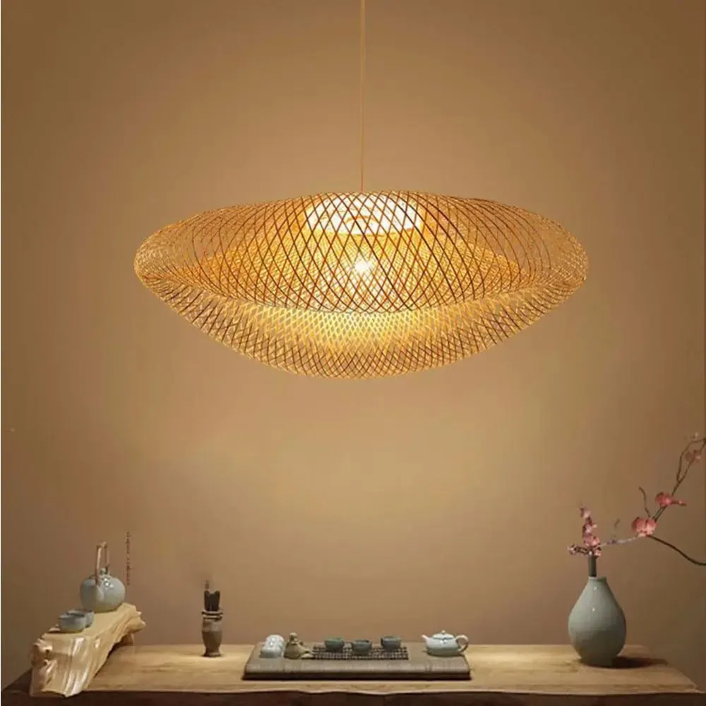 4050-60-80cm-ヴィンテージ手織りラタンシャンデリアランプ-レトロ中華風ペンダントライト-寝室-レストラン照明器具