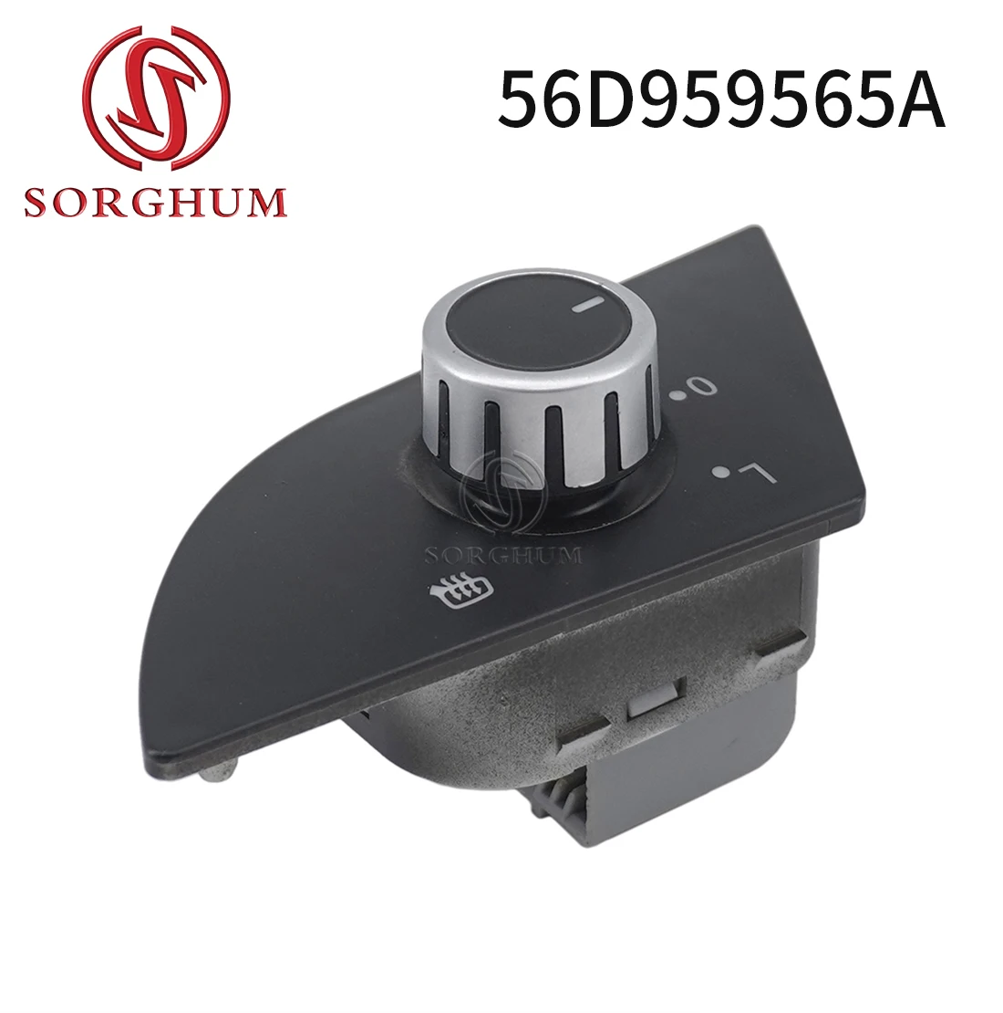 SORGHUM 56D959565A For Volkswagen VW Passat B7 4Motion 2011-2015 Chrome Auto Front Left Door Rearview Mirror Switch Adjust Heat