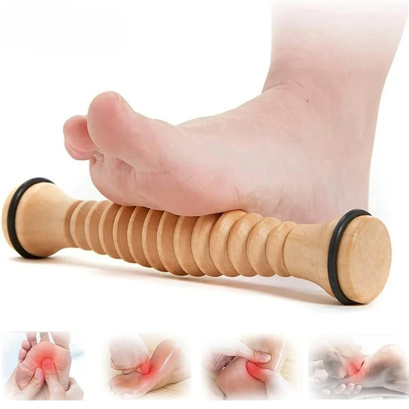 

Wooden Foot Roller Foot Massager Roller Acupressure Foot for Relieving Plantar Fasciitis,Foot Arch Pain,Myofascial Pain Syndrome