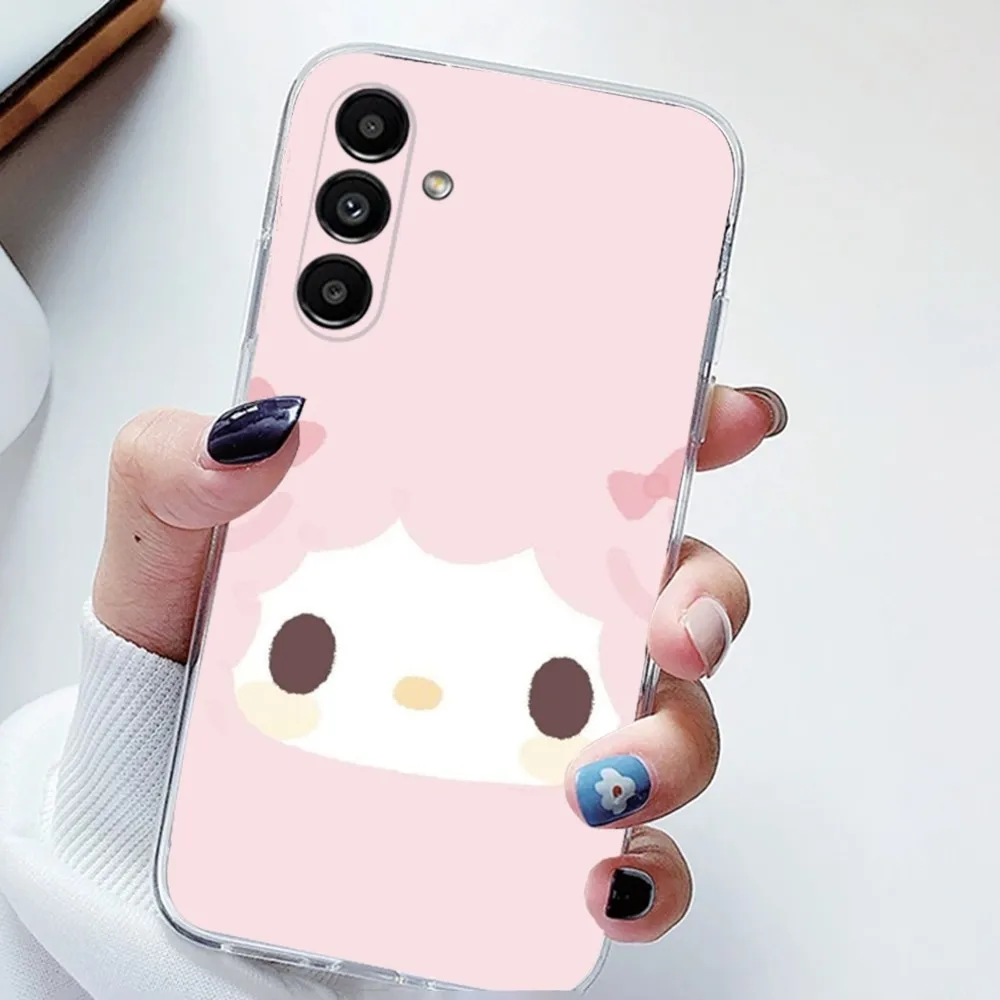 S-Sanrio My Sweet P-Piano Phone Case For Samsung Galaxy A71,70,52,51,40,31,A50,30S,21S,Note20ultra Transparent Cover