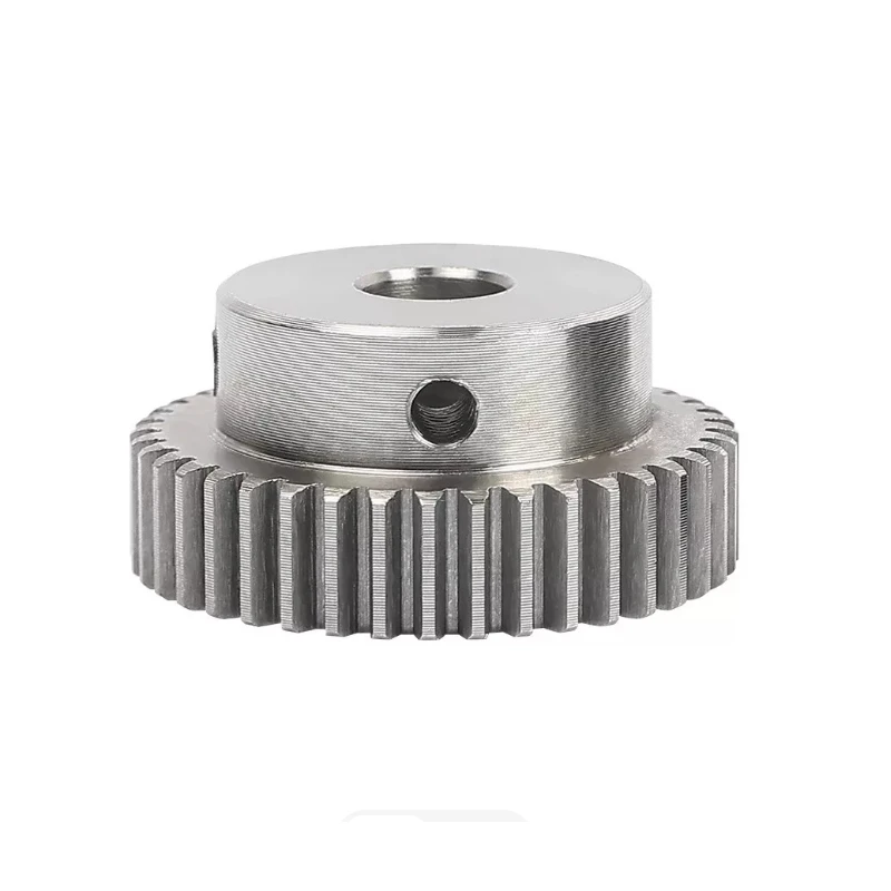 Module 1 60T Spur Gear 45# Carbon Steel Bore  8mm 10mm 12mm 14mm 15mm Low Speed Metal Drive Gear For Motors